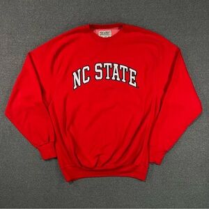 VTG Steve & Barry’s NC State Wolfpack Embroidered Crewneck Sweatshirt Size XL